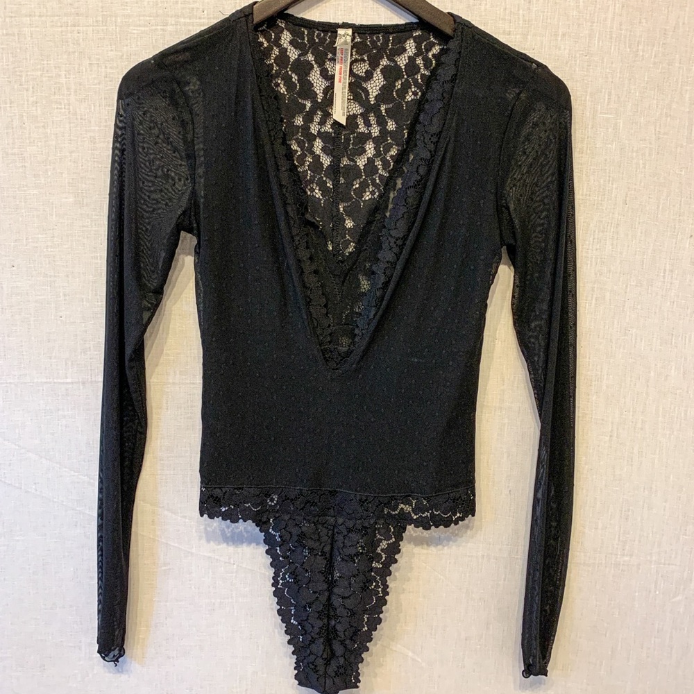 Free People Lace Bodysuit